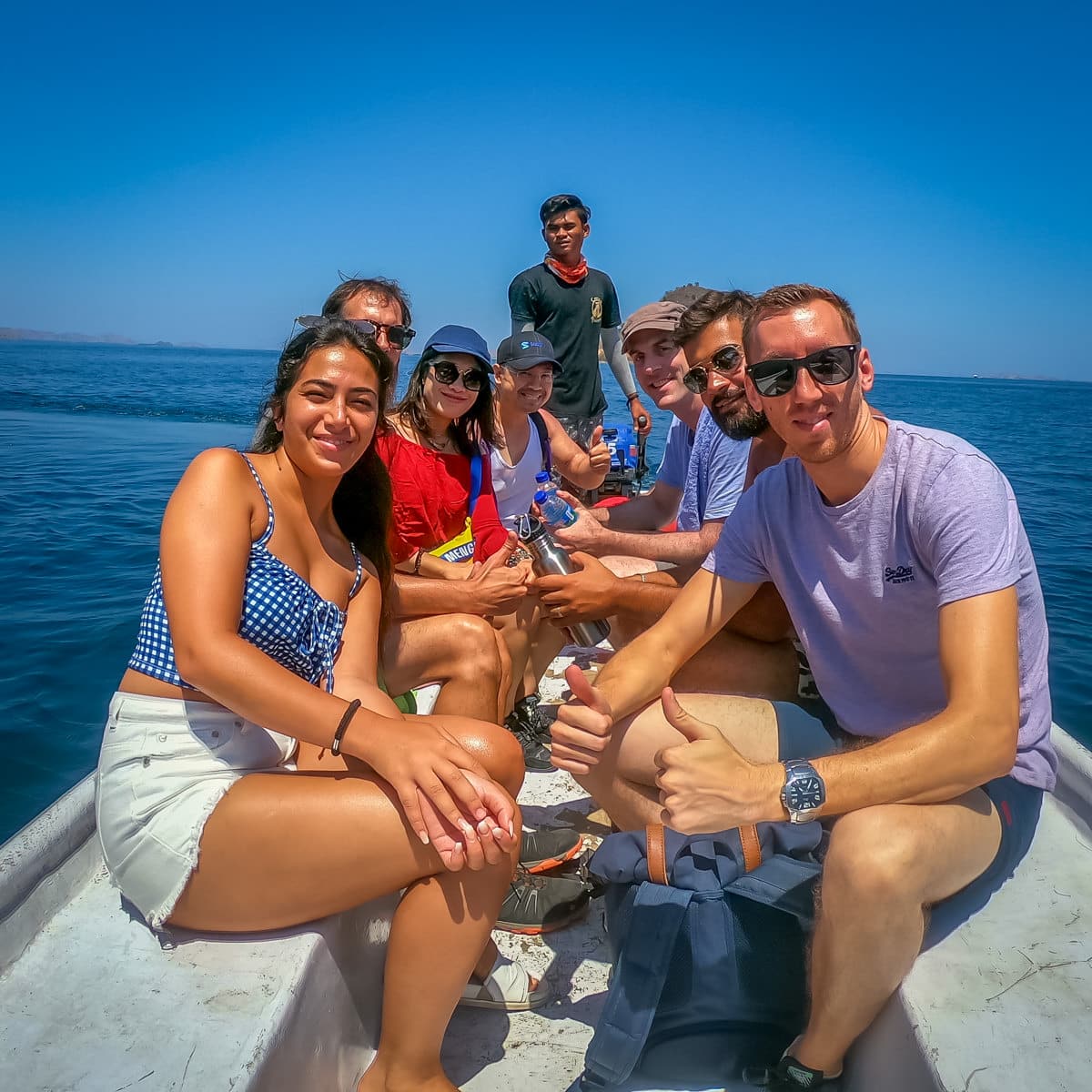 Komodo Island boat tour Clients on Alcira